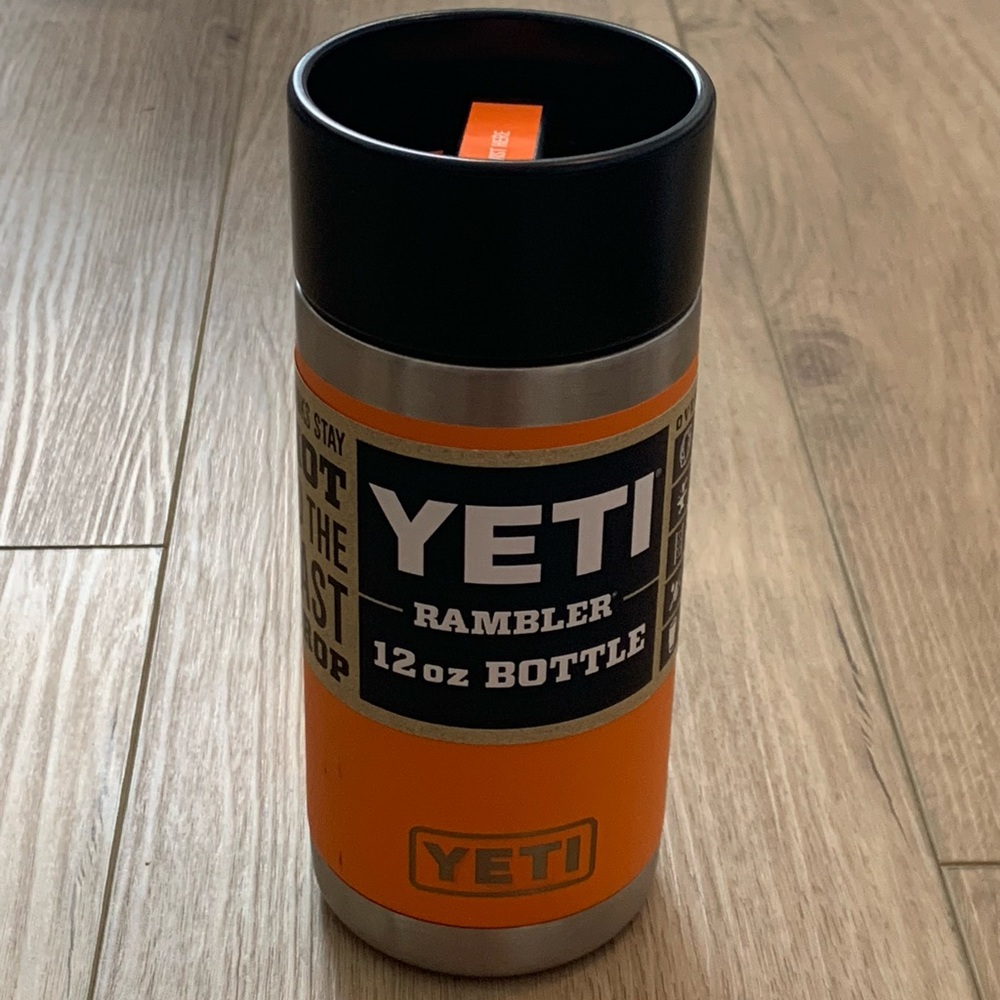 YETI Rambler 12oz Bottle - Bold Orange
